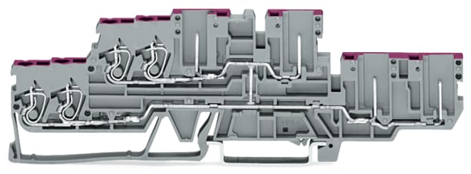 WAGO ITALIA SRL - WAG870-138 MORS. A DUE PIANI 4 CONDUTTORI/4 PIN, MO