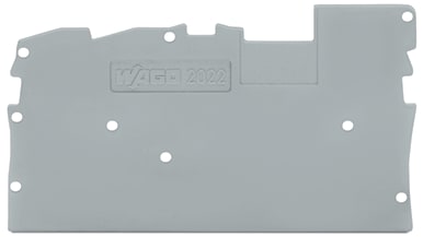 WAGO ITALIA SRL - WAG2022-1391 PIASTRA TERM INTERMEDIA SPESSORE 1MM GRI