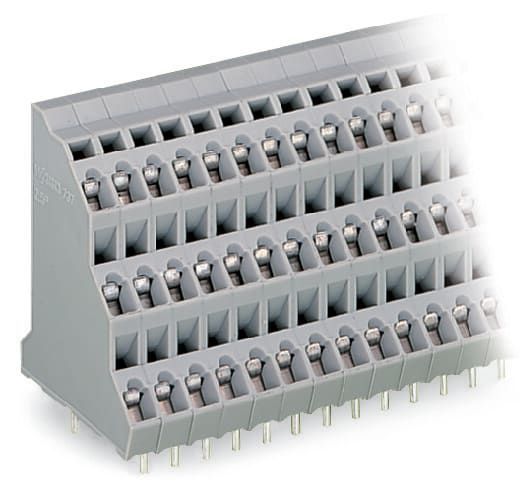 WAGO ITALIA SRL - WAG737-224 MORSETTO PCB TRE PIANI 2,5MMQ 5MM 72P GR