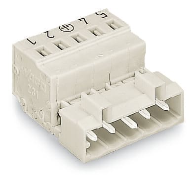 WAGO ITALIA SRL - WAG721-603/000-042 CONNETTORE MASCHIO PER 1 CONDUTTORE CAGE