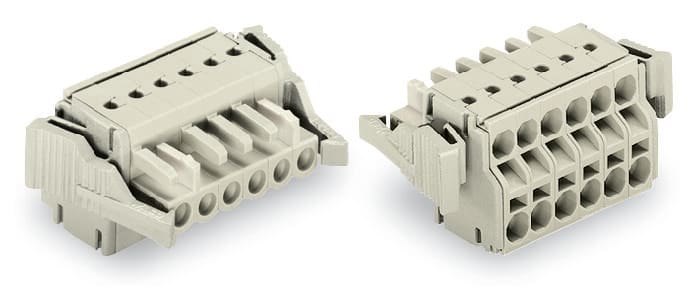 WAGO ITALIA SRL - WAG721-2108/037-000 CONNETTORE FEMMINA PER 2 CONDUTTORI PUSH