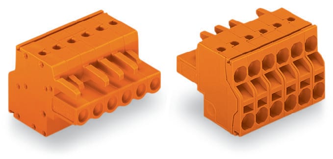 WAGO ITALIA SRL - WAG231-2302/026-000 CONNETTORE FEMMINA PER 2 CONDUTTORI PUSH