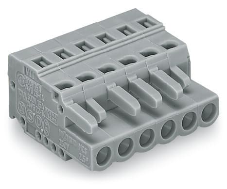 WAGO ITALIA SRL - WAG231-124/026-000 SPINA F 1 CONDUT 2,5MMQ 5MM 24P GR