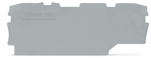WAGO ITALIA SRL - WAG2002-1991 PIASTRA TERM INTERMEDIA SPESSORE 1MM GRI