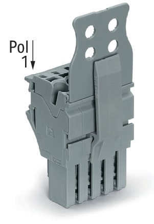 WAGO ITALIA SRL - WAG2022-101/142-000 SPINA F 1 CONDUT 4MMQ 5,2 1P LEVE ANTIST