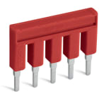 WAGO ITALIA SRL - WAG2002-405/000-005 PONTICELLO 5 POLI ISOLATO ROSSO