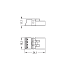 WAGO ITALIA SRL - WAG704-2054 MODULO M 20P I O DO 16CH 3 CAVI IN SUPPO