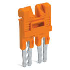 WAGO ITALIA SRL - WAG282-432/100-000 PONTICELLO 2 POLI ISOLATO ARANCIONE