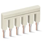 WAGO ITALIA SRL - WAG2002-406 PONTICELLO 6 PASSO ISOLATO GRIGIO CHIARO