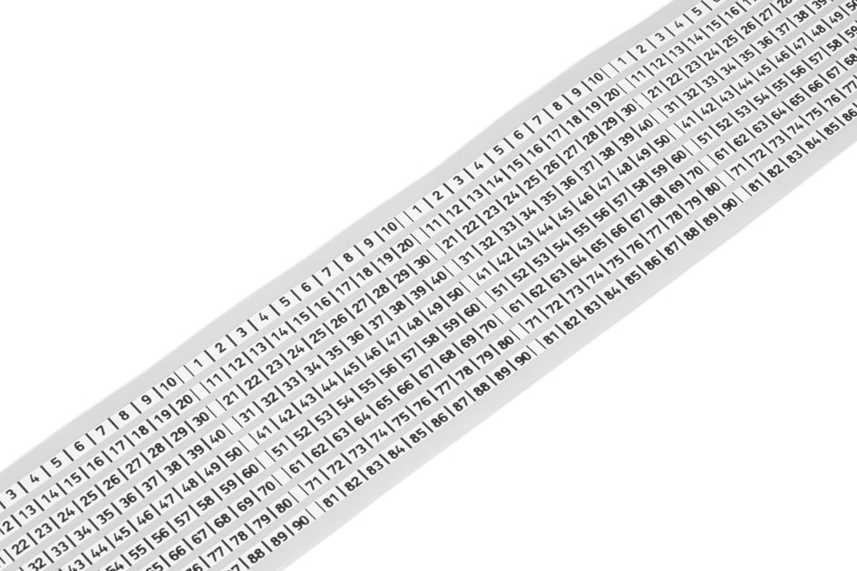 WAGO ITALIA SRL - WAG210-831 STRISCE DI MARCATURA SU BOBINA, BIANCHE