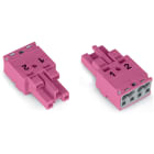 WAGO ITALIA SRL - WAG770-282 PRESA 2 POLI, ROSA