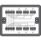 WAGO ITALIA SRL - WAG899-631/100-000 SCATOLA DISTRIBUZIONE TRIFASEMONOFASE 40
