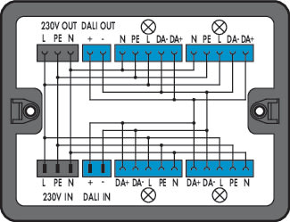 WAGO ITALIA SRL - WAG899-631/181-000 SCATOLA DI DISTRIBUZIONE 230 V + DALI, N