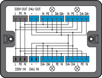 WAGO ITALIA SRL - WAG899-631/181-000 SCATOLA DISTRIBUZIONE 230 V + DALI 2 I 6