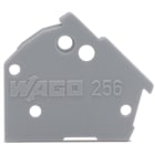 WAGO ITALIA SRL - WAG256-500 PIASTRA TERMINALE TIPO SPESSORE 1MM ROSS
