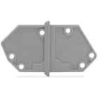 WAGO ITALIA SRL - WAG826-158 PIASTRA TERMINALE CON FISSAGGIO A SCATTO