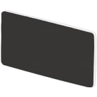 NEW ELFIN SRL - NEW02000TN TARGHETTA 13X27 NEUTRA NERA