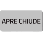 NEW ELFIN SRL - NEW02030T % TARGHETTA ADES.APRE-CHIUDE