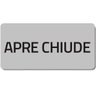 NEW ELFIN SRL - NEW02030T % TARGHETTA ADES.APRE-CHIUDE