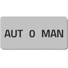 NEW ELFIN SRL - NEW02032T TARGHETTA ADES.AUT.0 MAN.