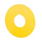 NEW ELFIN SRL - NEW020D0 TARGHETTA GIALLA D.60 NEUTRA