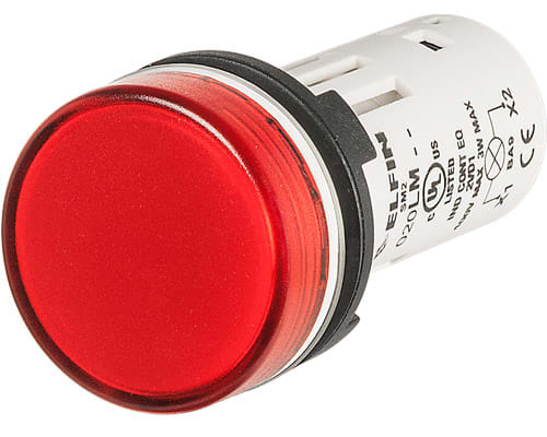 NEW ELFIN SRL - NEW020LMR LAMPADA MONOLITICA ROSSA