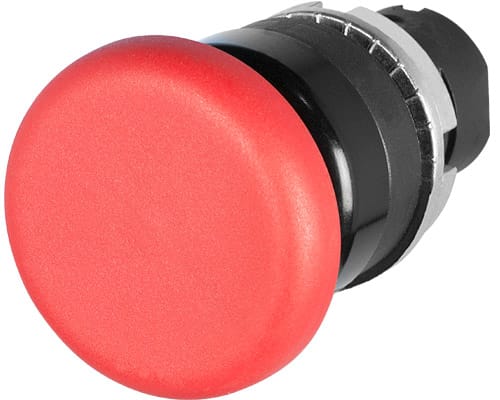 NEW ELFIN SRL - NEW020PTAFORK PULSANTE FUNGO OSCILLANTE ROSSO RES