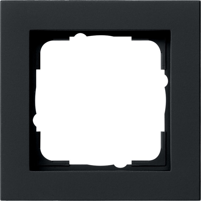 GIRA - GIR021109 Abdeckrahmen 1f Gira E2 Schwarz m