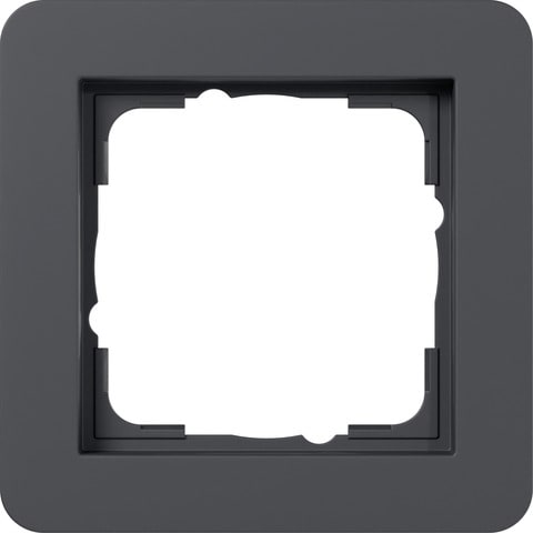 GIRA - GIR0211152 PLACCA 1-M GIRA E1 ANTRACITE