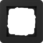 GIRA - GIR0211153 PLACCA 1-M GIRA E1 NERO O