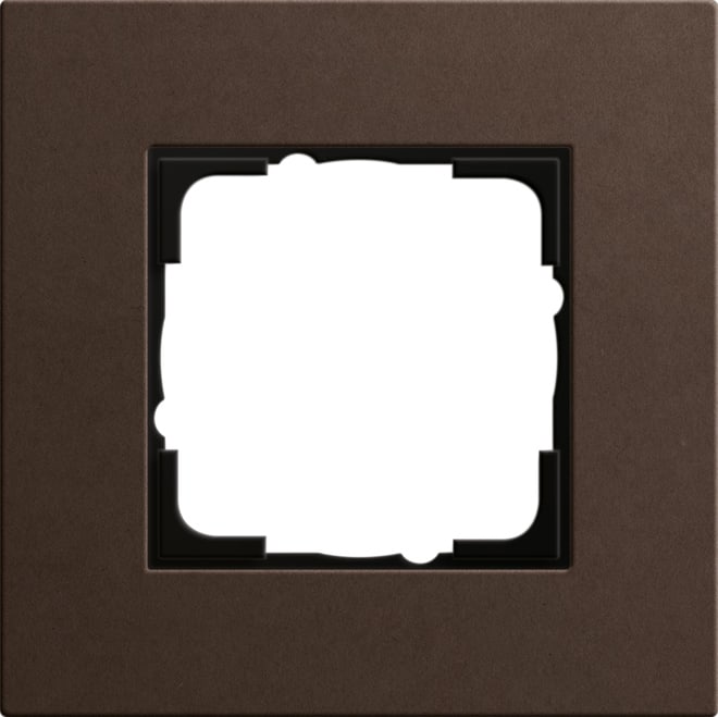 GIRA - GIR0211223 PLACCA 1-M GIRA ESPRIT LIN.MPX.MARRONE S