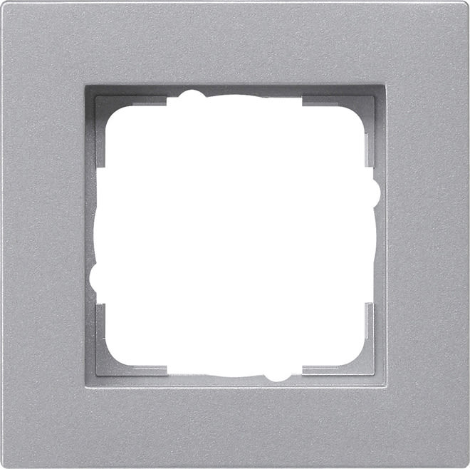 GIRA - GIR0211255 Abdeckrahmen 1f flach Gira E2 F Alu