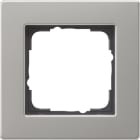 GIRA - GIR0211335 PLACCA 1-M PIATTO GIRA E2 ACCIAIO INOX