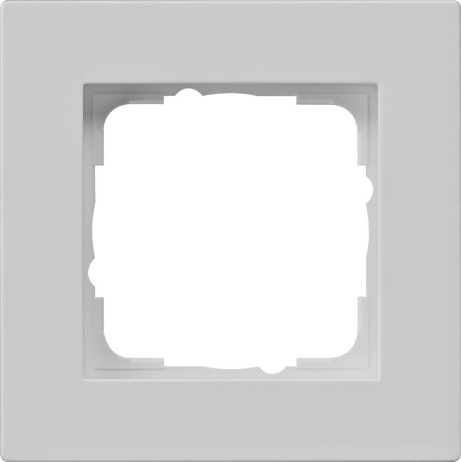 GIRA - GIR0211375 Abdeckrahmen 1f flach Gira E2 Grau m