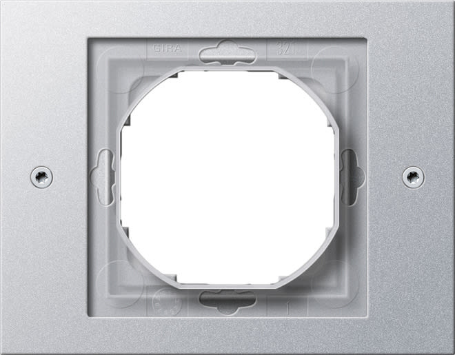GIRA - GIR021165 Abdeckrahmen 1f Gira TX_44 (WG UP) F Alu