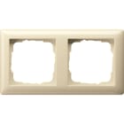 GIRA - GIR021201 PLACCA 2-M GIRA STANDARD 55 BNC CREMA
