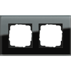 GIRA - GIR021205 Abdeckrahmen 2f Gira Esprit G Schwarz