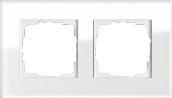 GIRA - GGI021212 Abdeckrahmen 2f Gira Esprit G Weiss