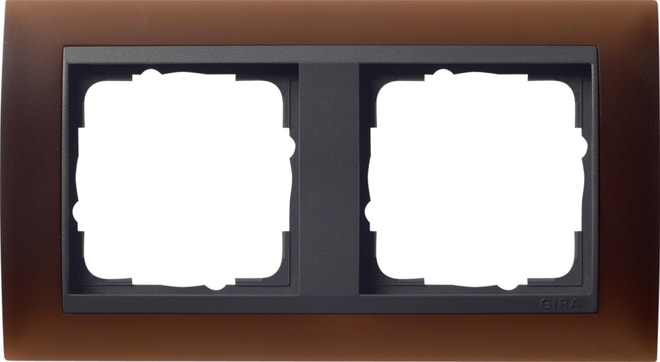 GIRA - GIR021213 MASCH. COPERTURA 2X PER ANTRACITE GIRA E