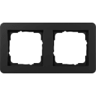 GIRA - GIR0212153 PLACCA 2-M GIRA E1 NERO O