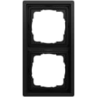 GIRA - GGI0212174 PLACCA 2-M GIRA F100 NERO O(VERN.)