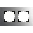 GIRA - GIR0212219 Abdeckrahmen 2f Gira Esprit Edelstahl