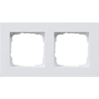 GIRA - GIR0212225 PLACCA 2-M PIATTO GIRA E2 BNC PURO S