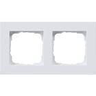 GIRA - GGI0212225 Abdeckrahmen 2f flach Gira E2 Reinweiss