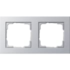 GIRA - GGI021225 Abdeckrahmen 2f Gira E2 F Alu