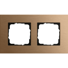 GIRA - GIR021238 Abdeckrahmen 2f Gira Esprit Bronze