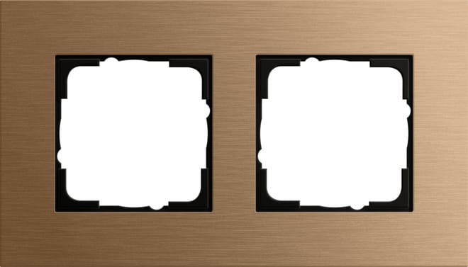 GIRA - GGI021238 Abdeckrahmen 2f Gira Esprit Bronze