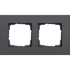 GIRA - GIR0212408 PLACCA 2-M GIRA ESPRIT ALLUM.ANTRAC.(VER