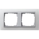 GIRA - GIR021250 Abdeckrahmen 2f Zwischenr. F Alu Gira Ev