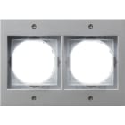 GIRA - GIR021265 Abdeckrahmen 2f Gira TX_44 (WG UP) F Alu